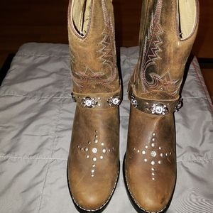 Smoky Mountain oil distressed Cowboy boots